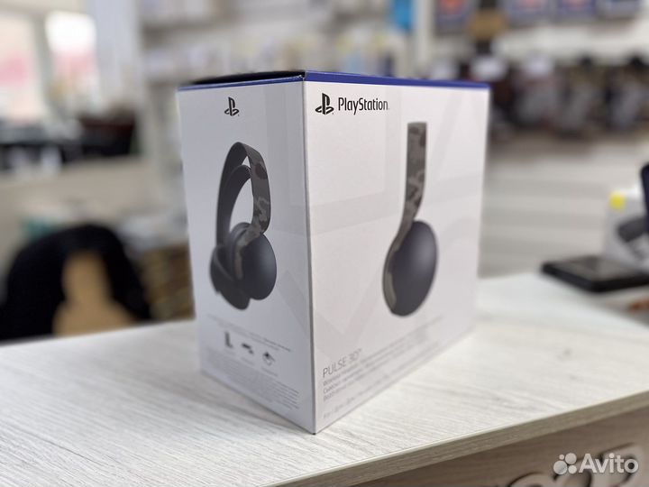 Наушники Sony Pulse 3D Grey Camo / NEW