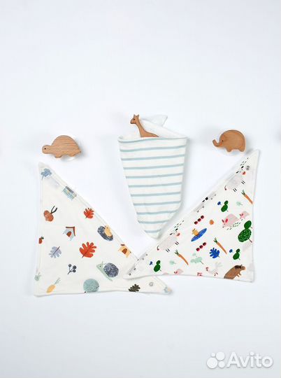 Слюнявчик для девочки. Опт. Massimodutti