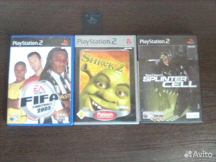 Диски ps2,карта памяти,дом коллекции