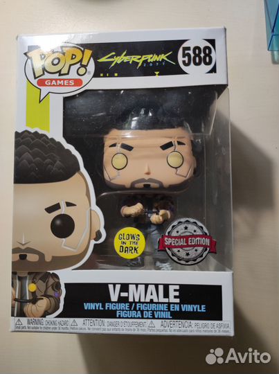 Funko Pop Cyberpunk 2077: V-male Special Edition