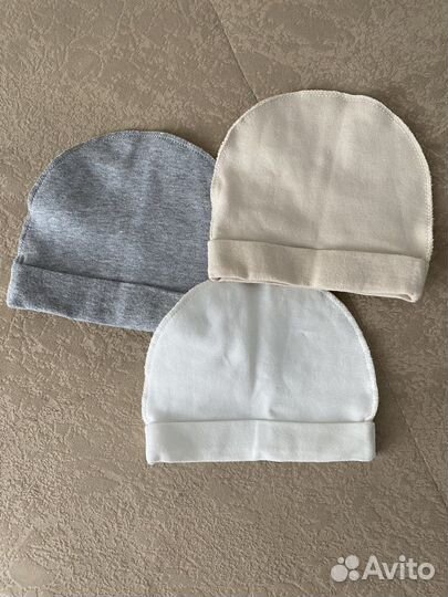 Новые детские шапочки для новорожденных 300 за все