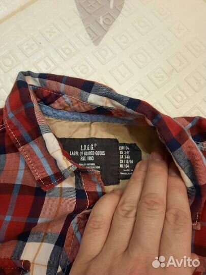 Рубашка для мальчика 3-4 года