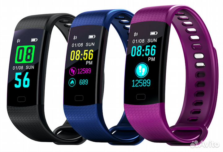 Фитнес часы Smart Bracelet Y5 с измерением давлени
