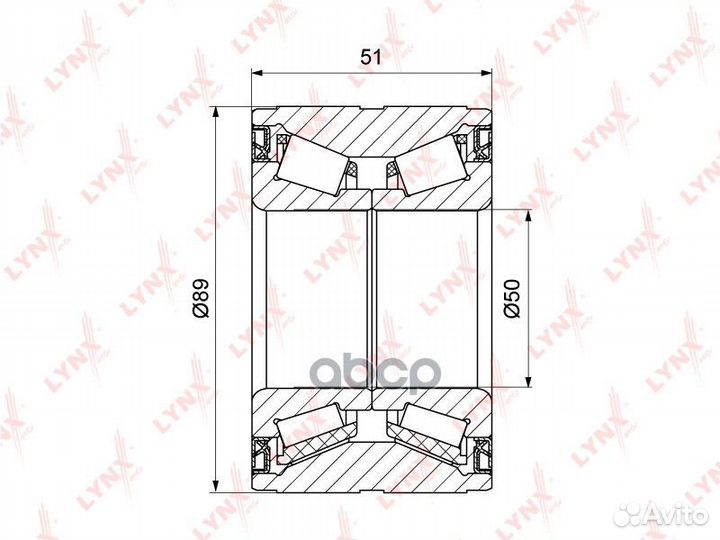WB-1314 Подшипник ступицы lynxauto WB-1314 lynx