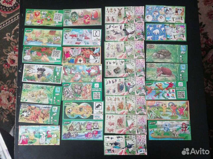 Вкладыши из Киндер сюрприза