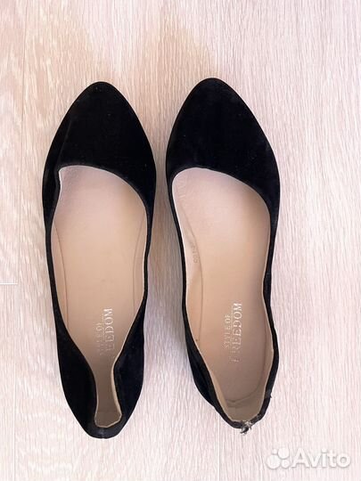 Балетки женские замшевые 37 размер
