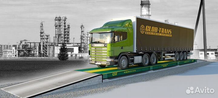 Автомобильные весы 60 тонн 12 метров (без рамы)