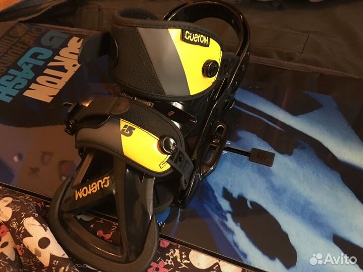 Новый сноуборд Burton Clash + крепления Custom