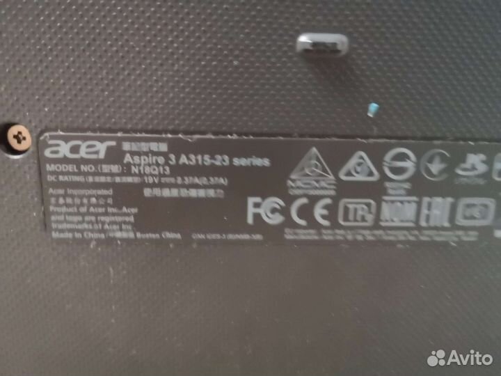Ноутбук acer aspire 3