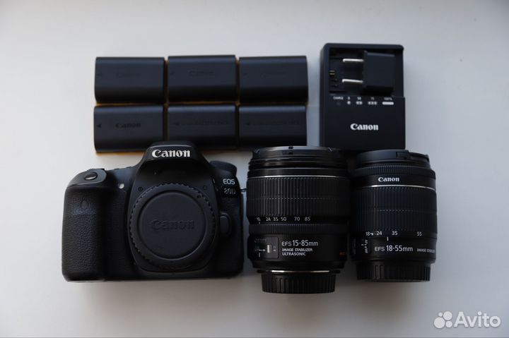 Canon 80D; 15-85, 18-55mm