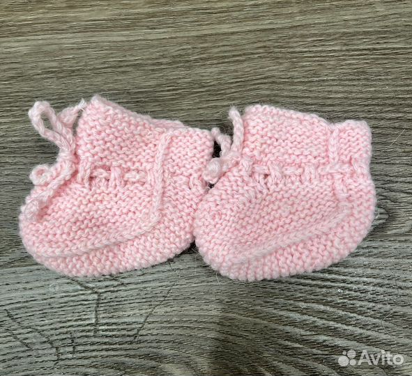 Новые пинетки вязаные (цена за все)