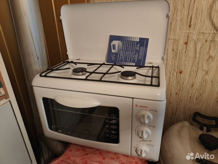 Гефест пг100 газовая гомпактная плита