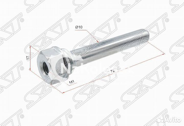 Направляющая суппорта FR suzuki grand vitara 06
