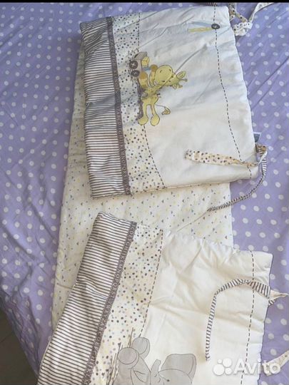 Бортики в детскую кроватку новые