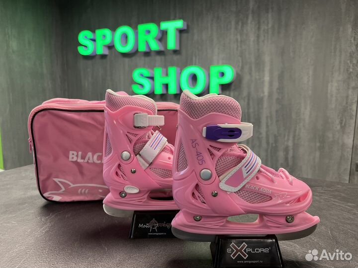 Коньки детские раздвижные новые