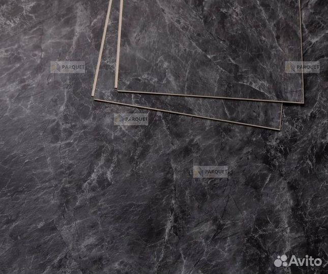 Кварцвиниловая плитка мрамор, бетон, камень