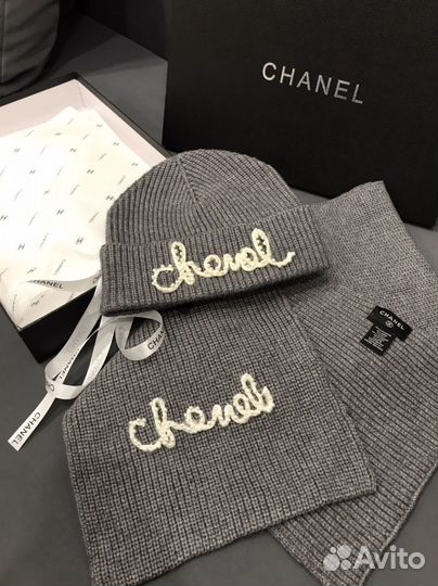 Комплект шапка и шарф