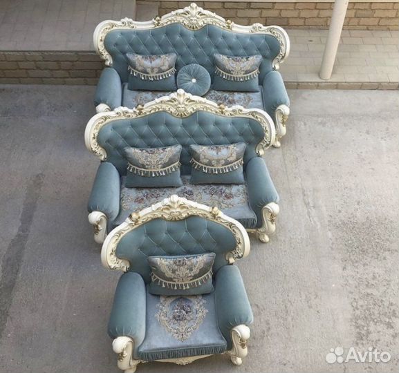 Диван и 2 кресла