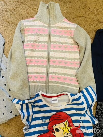 Пакет одежды на девочку 116-122р