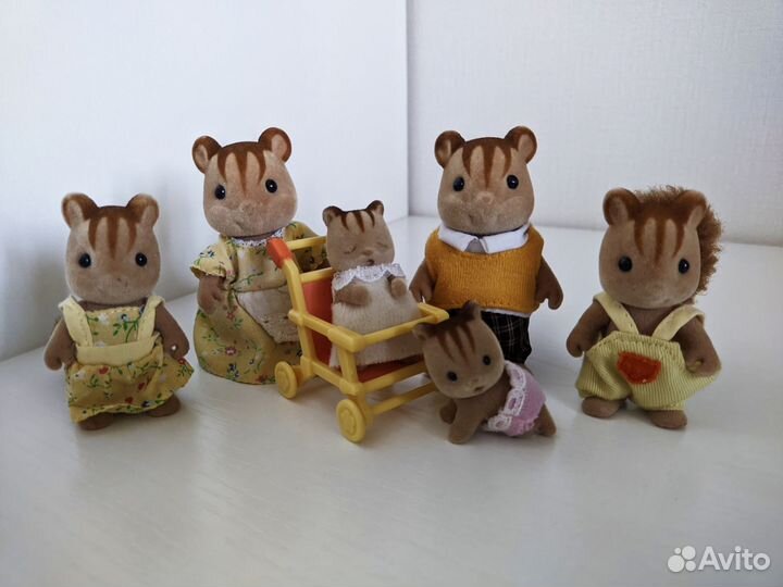 Sylvanian families коалы, поросята, хаски, олени