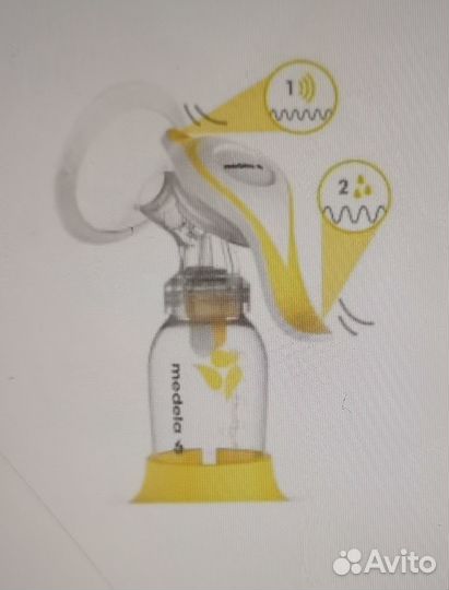 Молокоотсос Medela Harmony ручной двухфазный