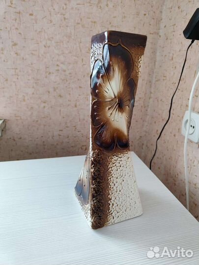 Ваза для цветов керамика ромбовидная