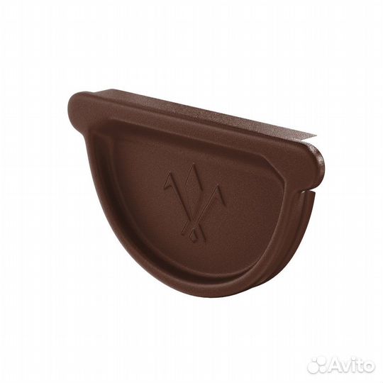 Заглушка желоба водостока Аквасистем Пурал Матт