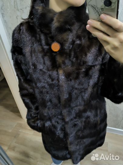 Шуба норковая L