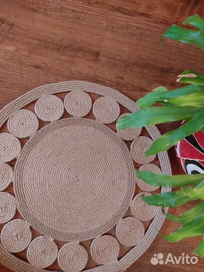 Джутовый ковер