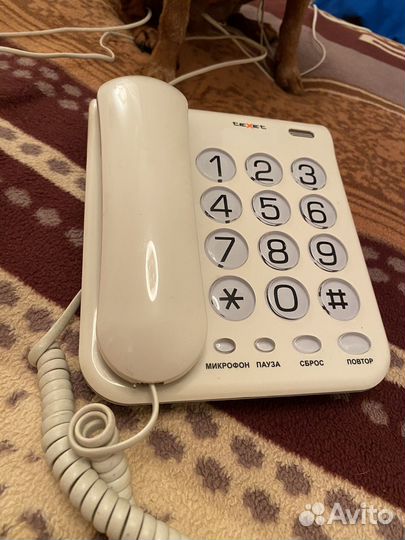 Стационарный телефон для слабовидящих