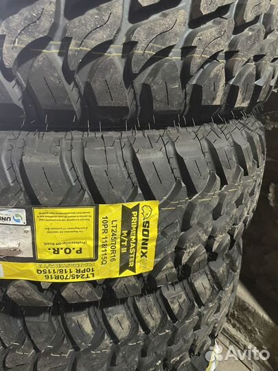 Sonix Primemaster M/T II 245/70 R16 115Q