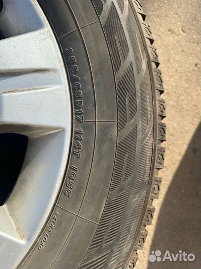 Зимняя резина r17 шипованая на дисках Nissan