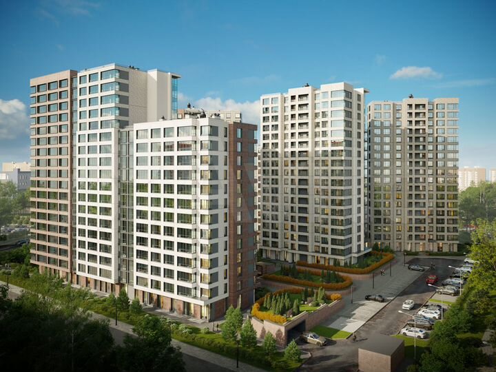 3-к. квартира, 89 м², 8/18 эт.