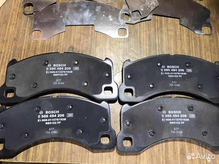 Тормозные колодки bosch 0 986 494 206