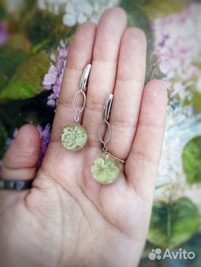 Серьги ручная работа