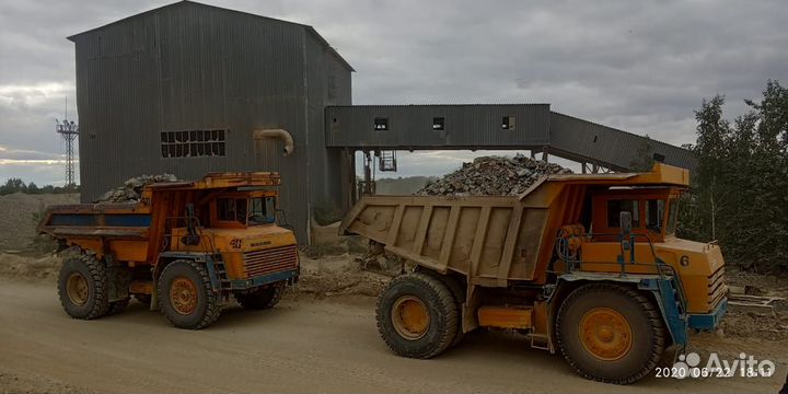 Аренда карьерного самосвала Белаз 7547 (6шт.)