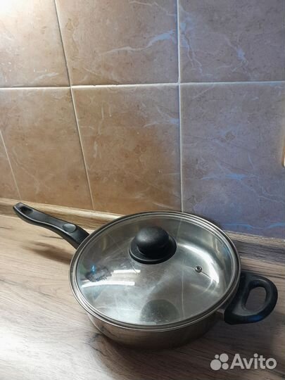 Сковорода сотейник с крышкой