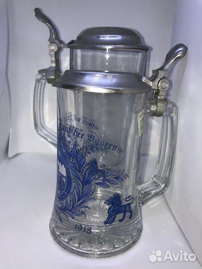 Пивная кружка с крышкой германия