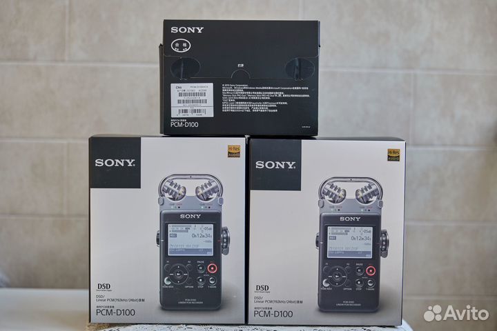 Рекордер Sony PCM-D100 (Новые, запечатанные)