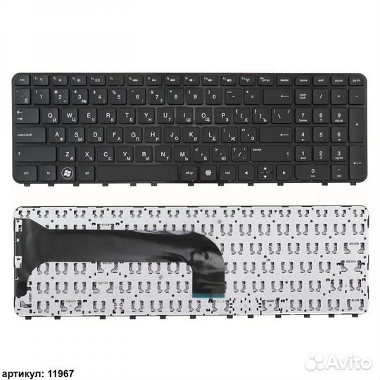 Клавиатура для ноутбука HP m6-1000 черная