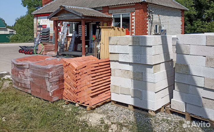 Блок газосиликатный, пеноблок, кирпич