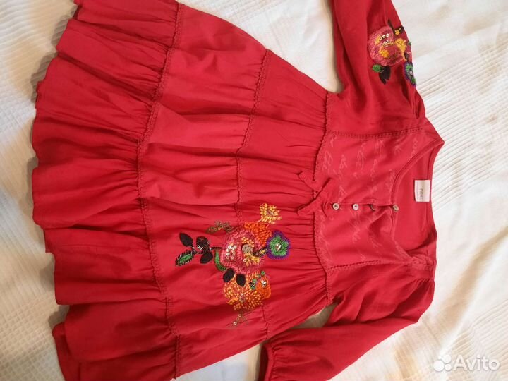 Джинсовый комбинезон для девочки mango