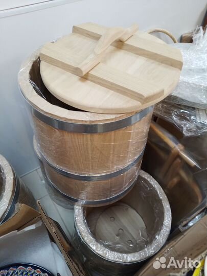 Бочки и кадки дубовые