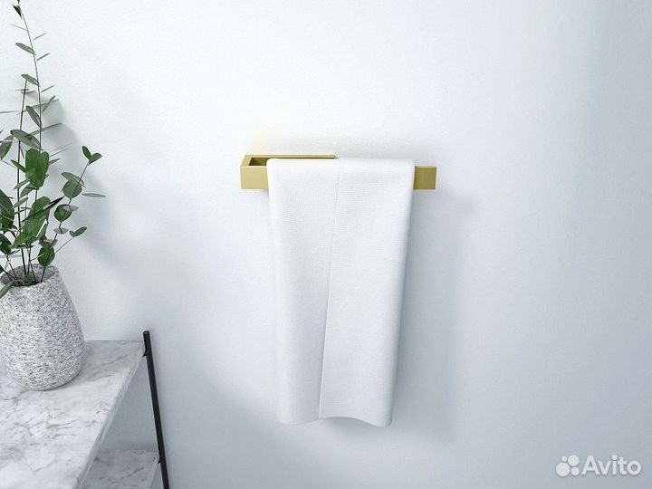 Полотенцедержатель Timo Petruma 15250/17 Золото матовое