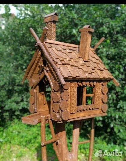 Кормушка для белок и птиц, садовый домик, теремок