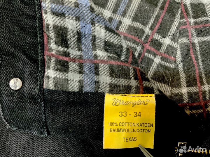 Мужские джинсы wrangler texas w33 утепленные