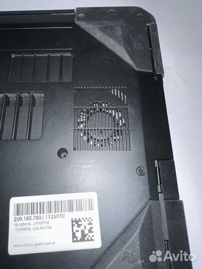 Защищенный Ноутбук Dell Core i5 5414 сенсор