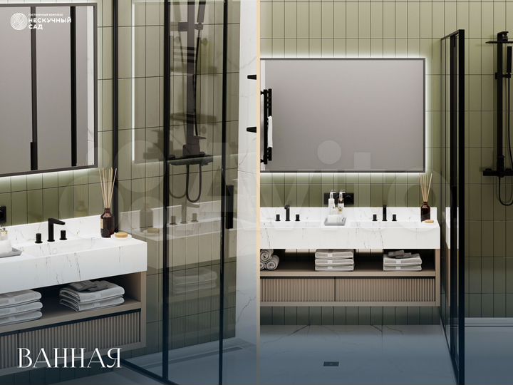 3-к. апартаменты, 58,9 м², 2/10 эт.