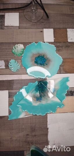 Подстаканники/подставки из эпоксидной смолы