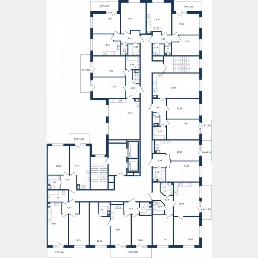 3-к. апартаменты, 83,5 м², 4/5 эт.